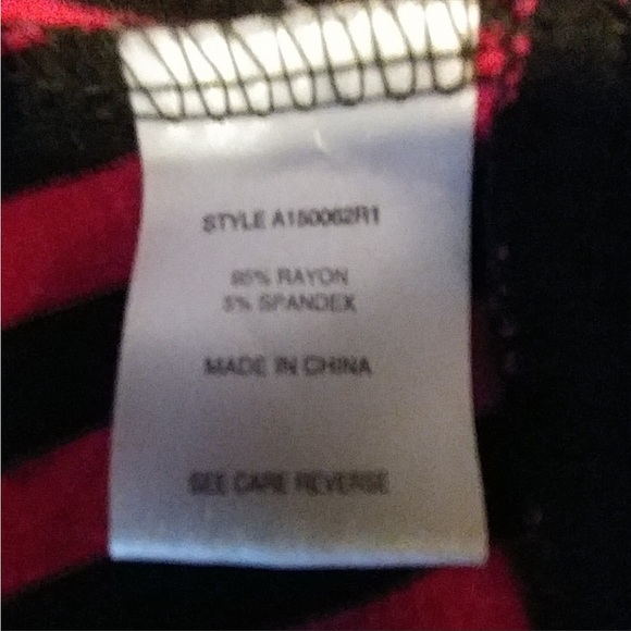 🌹🌹Aster Lovely Black & Hot Pink Tunic/Top Size L🌹🌹 - Picture 6 of 6